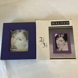Plum purple photo frames. 2 1/2x3 1/2